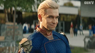 Homelander face swap — unofficial fan gallery with laser-eye and cold-stare scenes